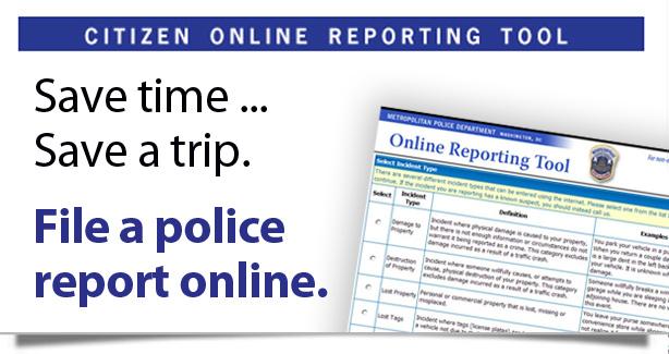 graphic of  the online reporting tool