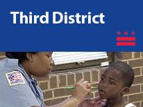 About the Third District Community Third District (small header flag with community image)